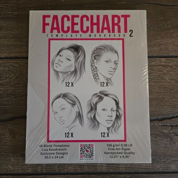 FACECHART Template Workbook Volume 2 by Liza Kondrevich NEW - Picture 1 of 3
